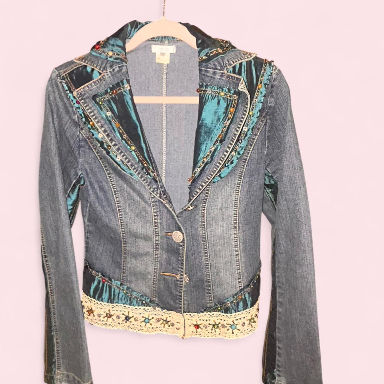 Cache Women's Jacket - Blue/Multi - 6 – Cache den… - image 1