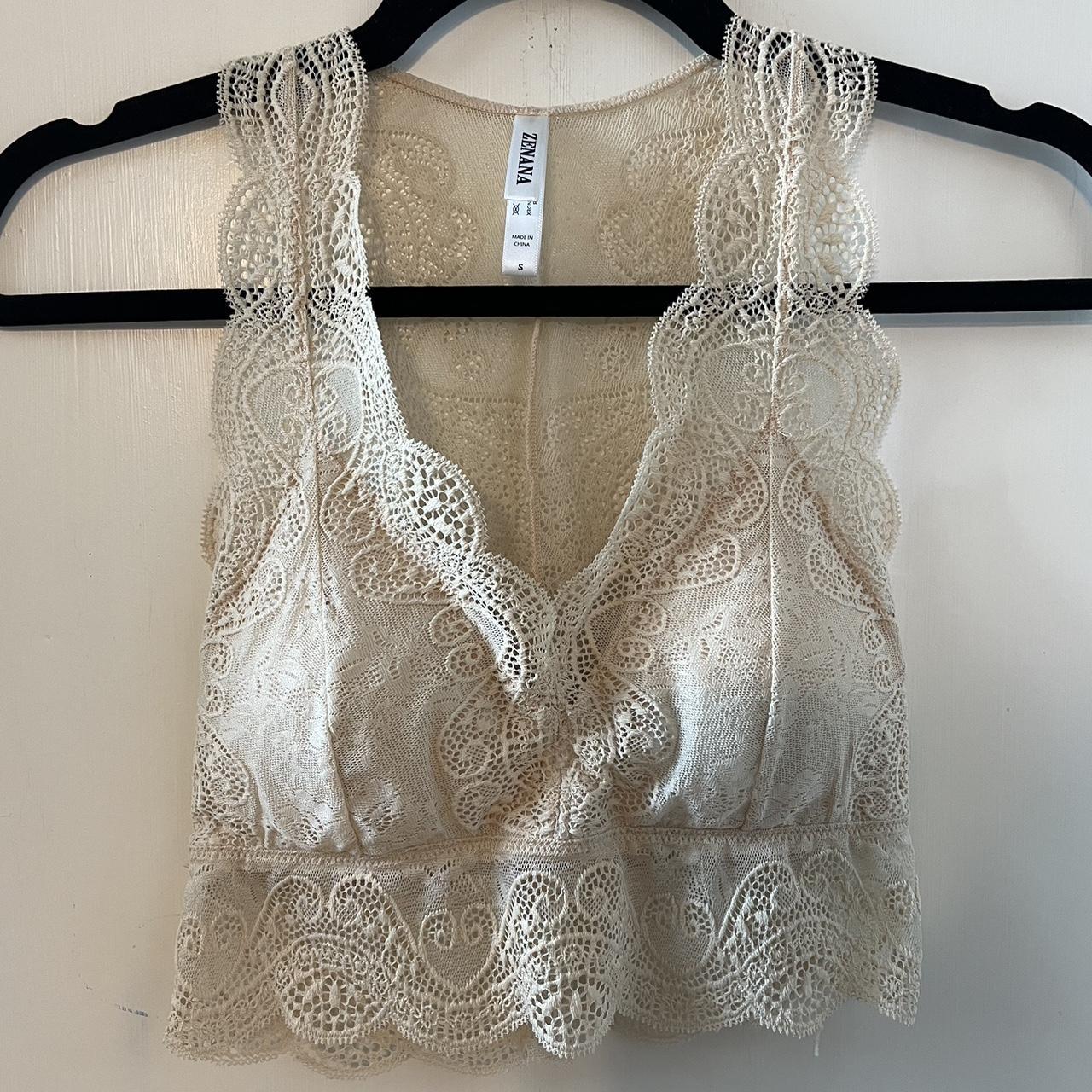 Beautiful cream bralette! One of the most - Depop