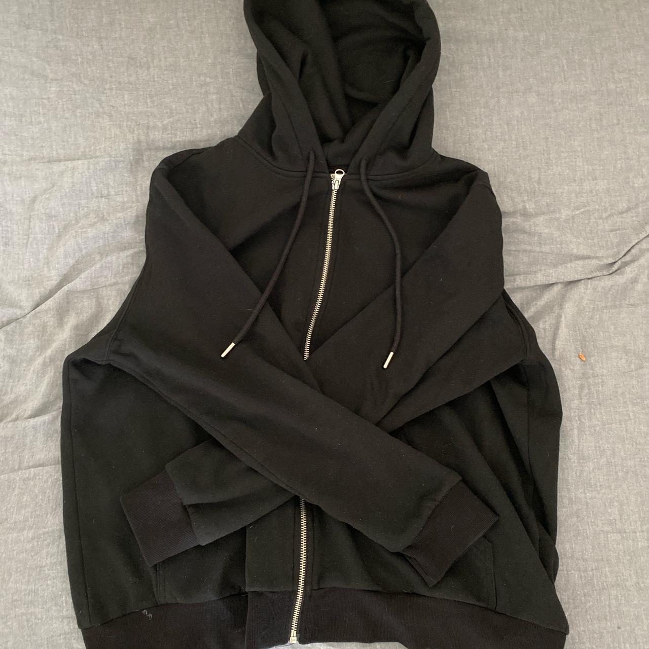 H&M Women's Black Hoodie Depop