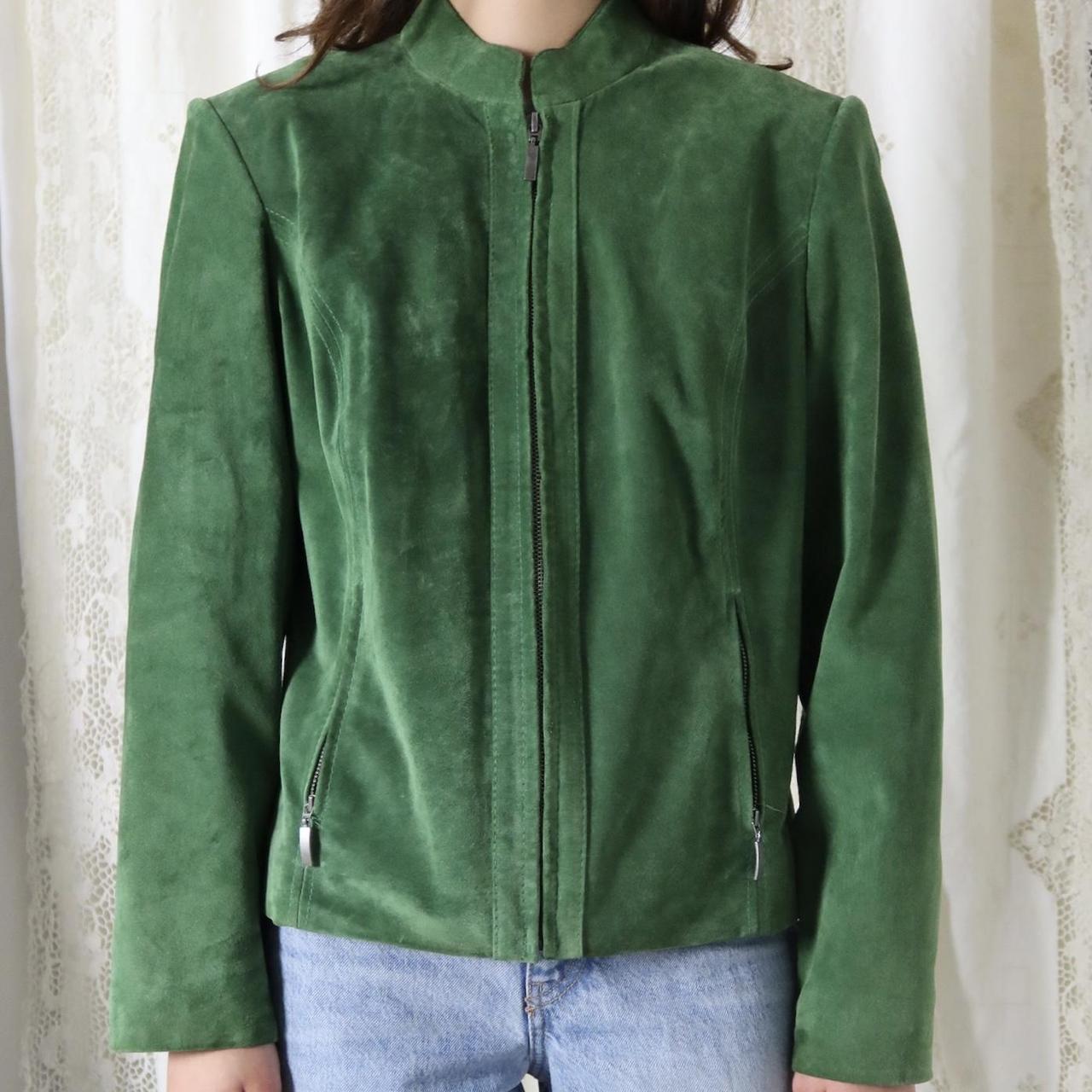 Preston and York popular Green Leather Jacket