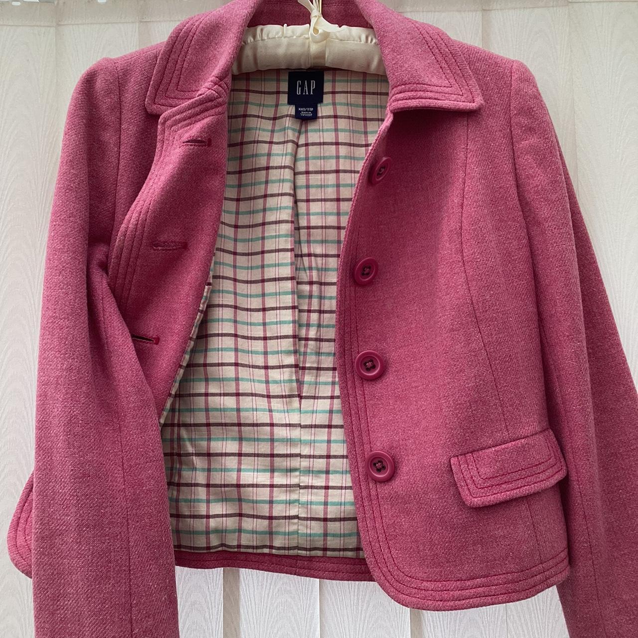 Gap Jacket Jacket in soft fleck type material made... Depop