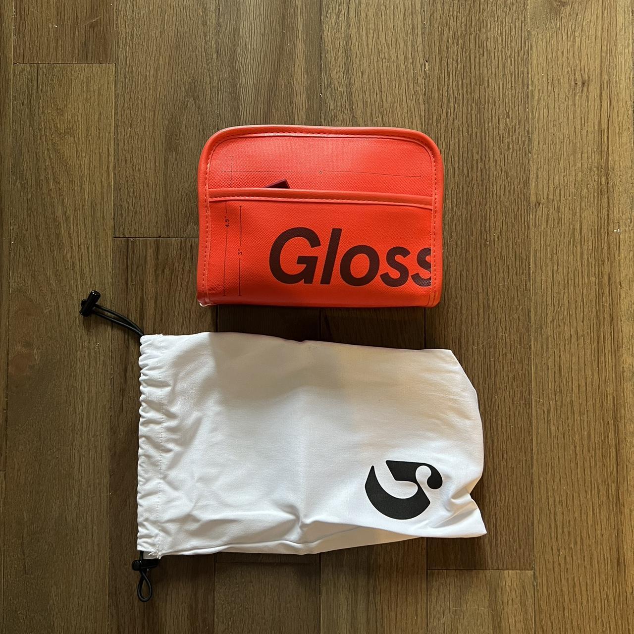 brand new glossier atlanta mini makeup bag! super - Depop