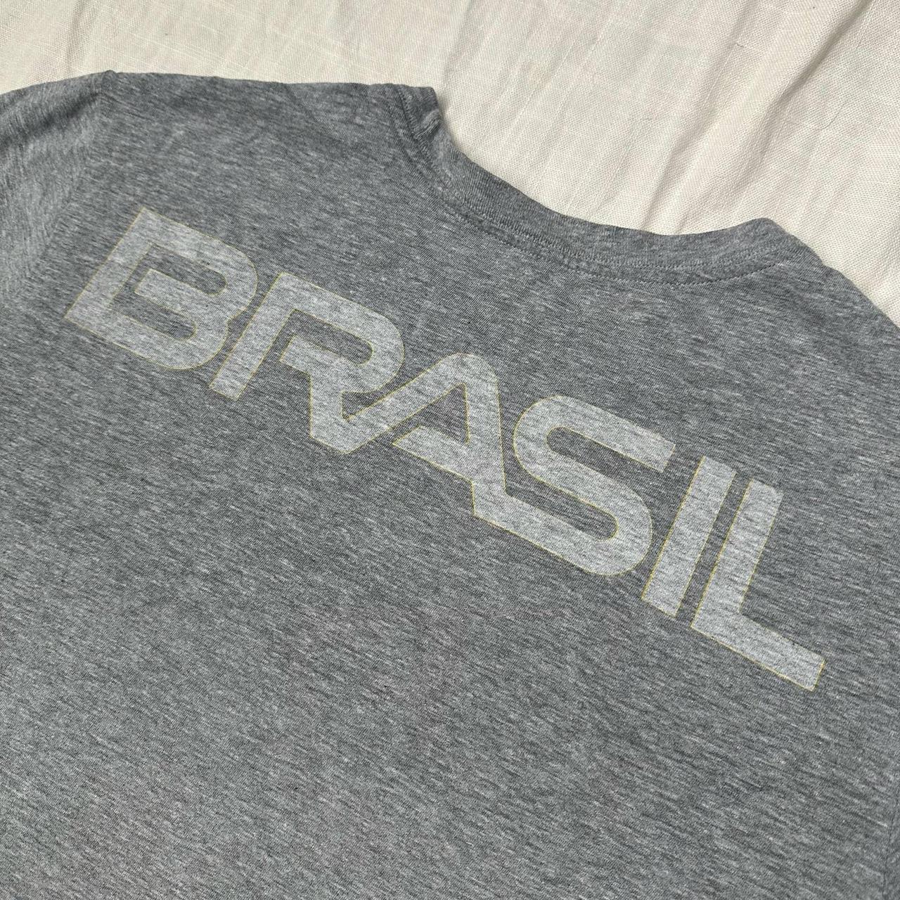 Nike Women's Grey and Green Blouse (3)