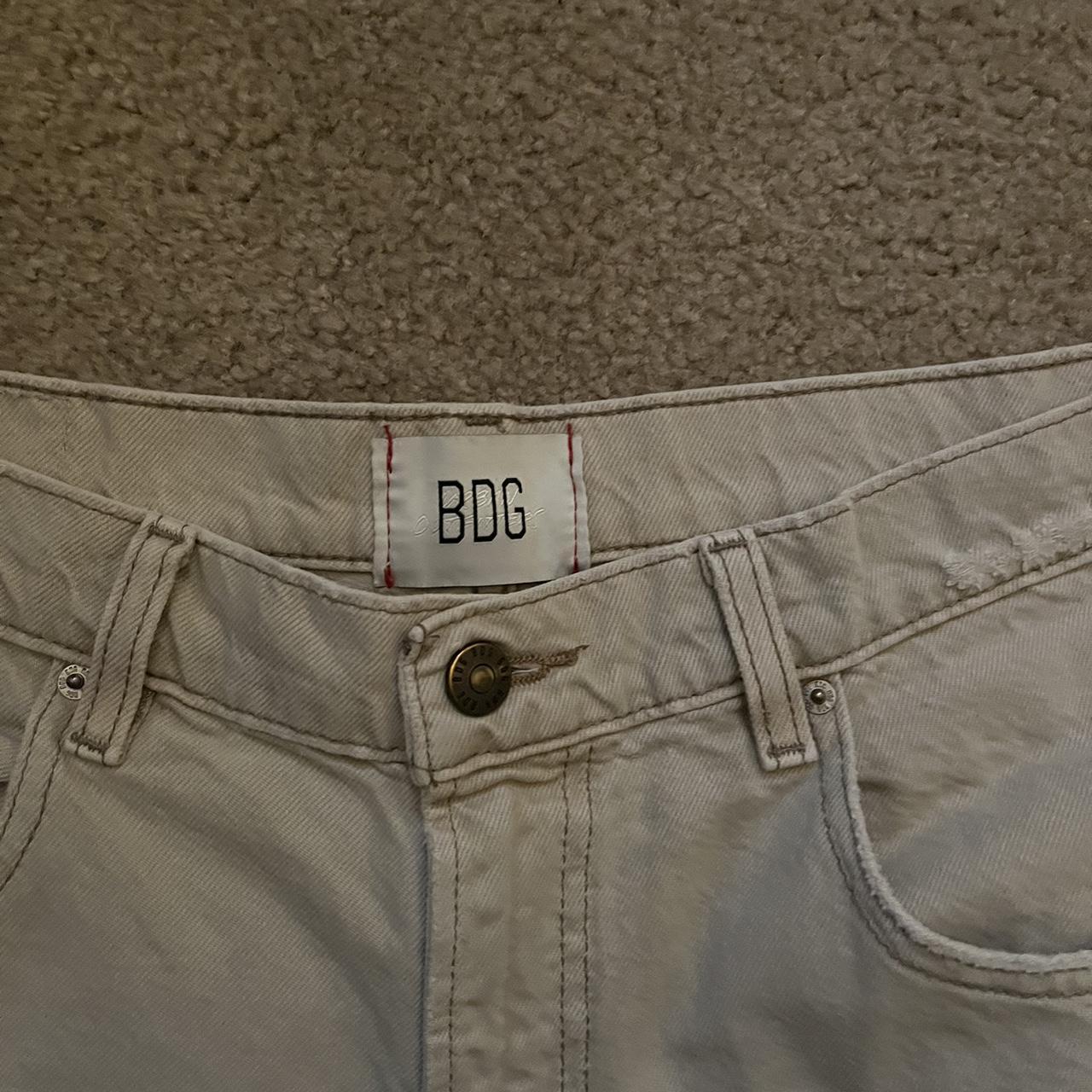 BDG Men's Tan and Cream Jeans | Depop