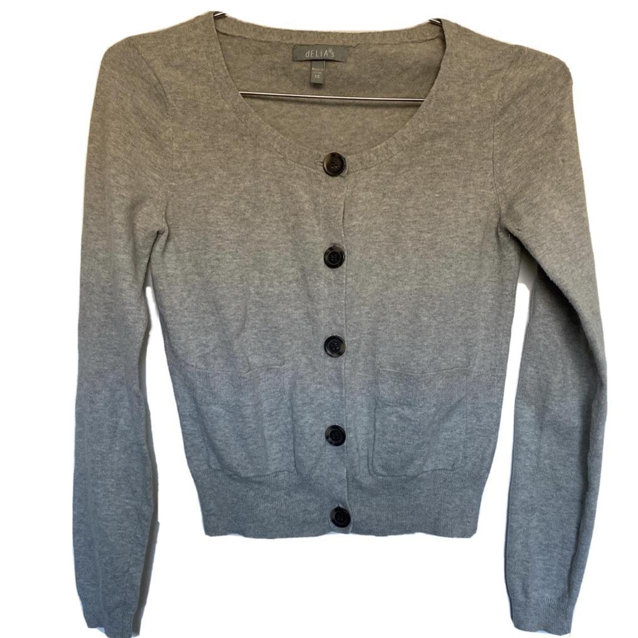 Delia's Women's Grey Cardigan | Depop