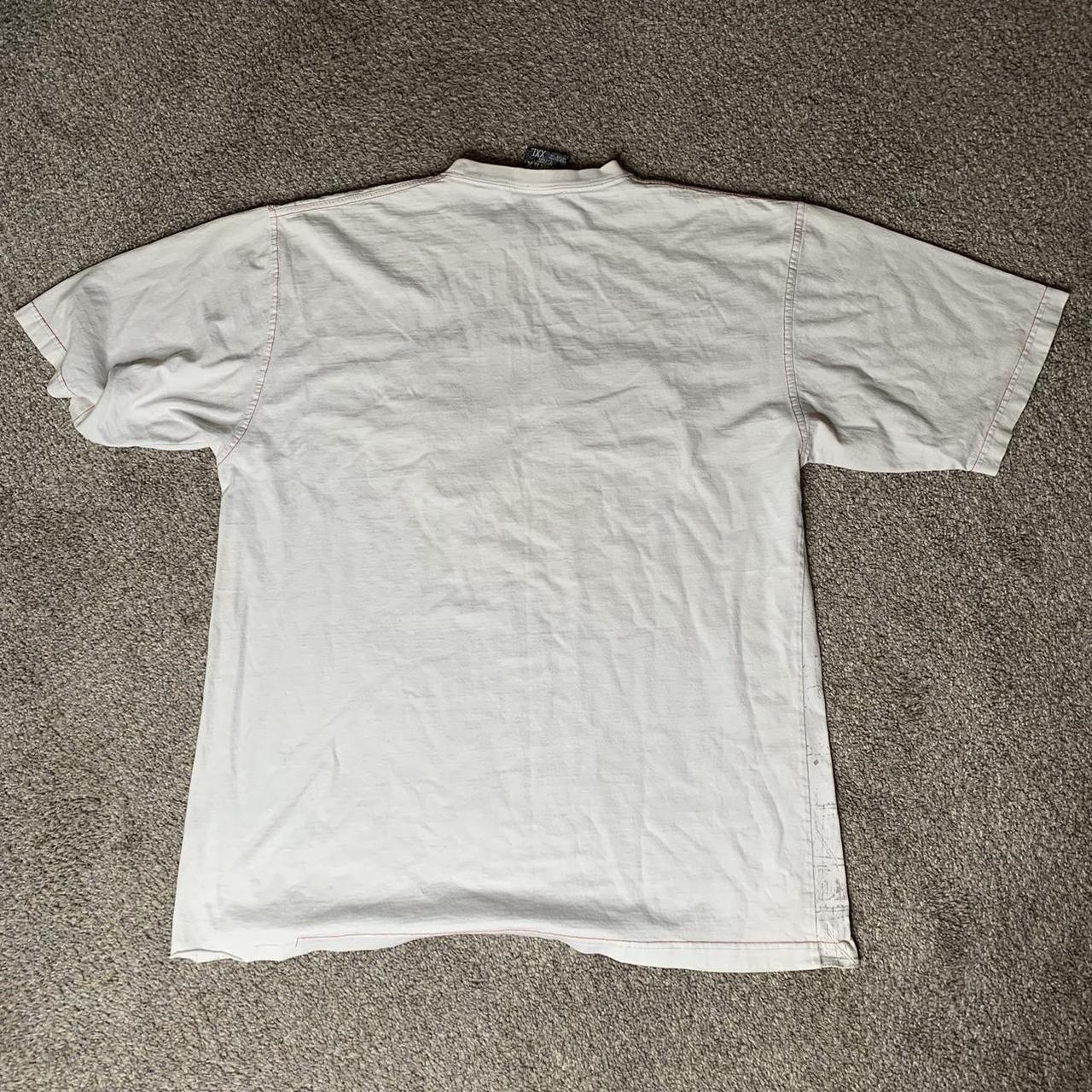 Vintage y2k avirex baggy white tee shirt Size 2x... - Depop