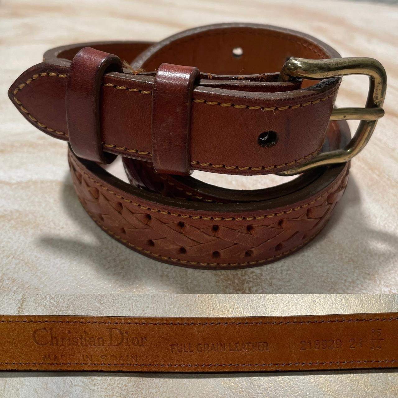 Christian Dior Men's Belt - Brown