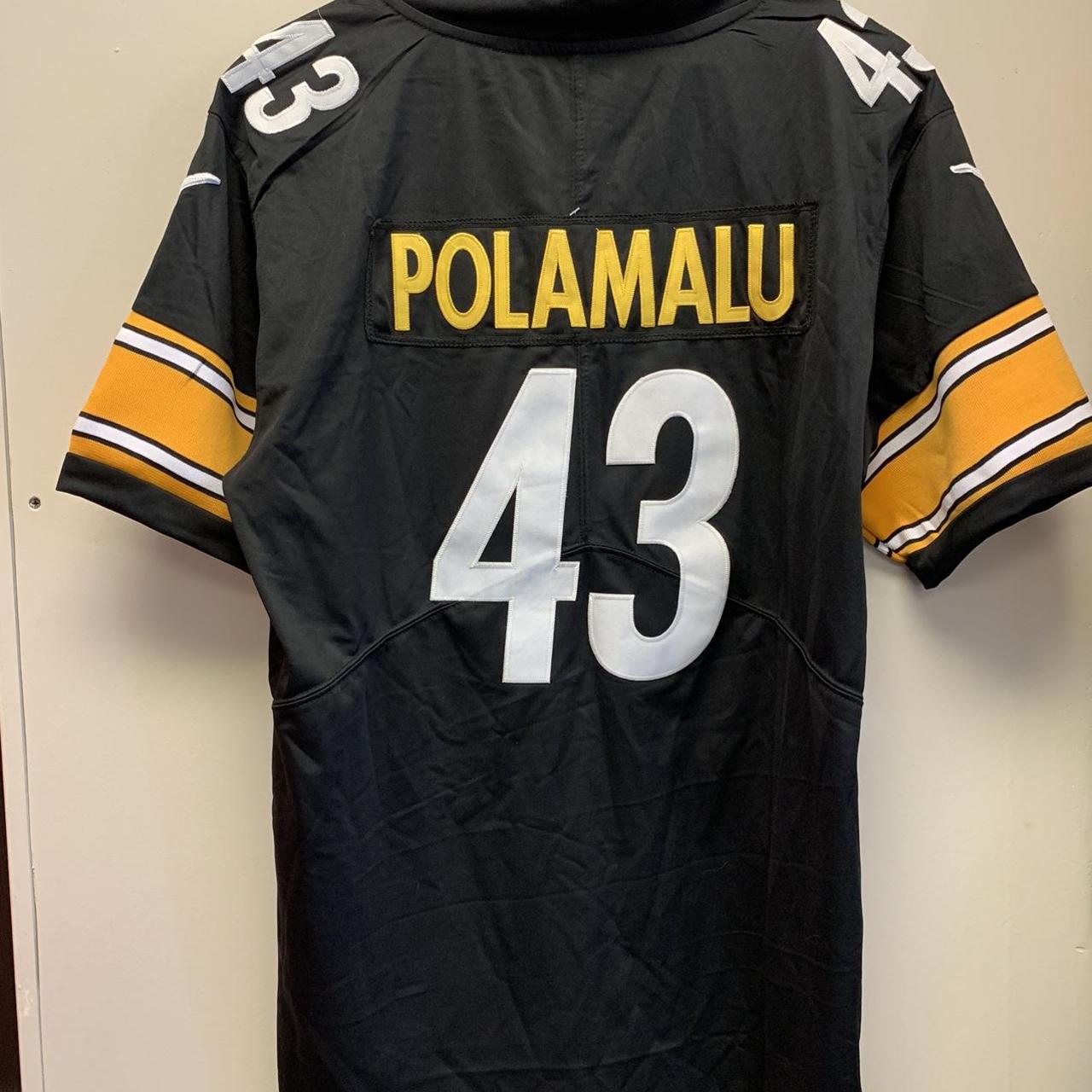 Nike, Tops, Pittsburgh Steelers Troy Polamalu Throwback Jersey