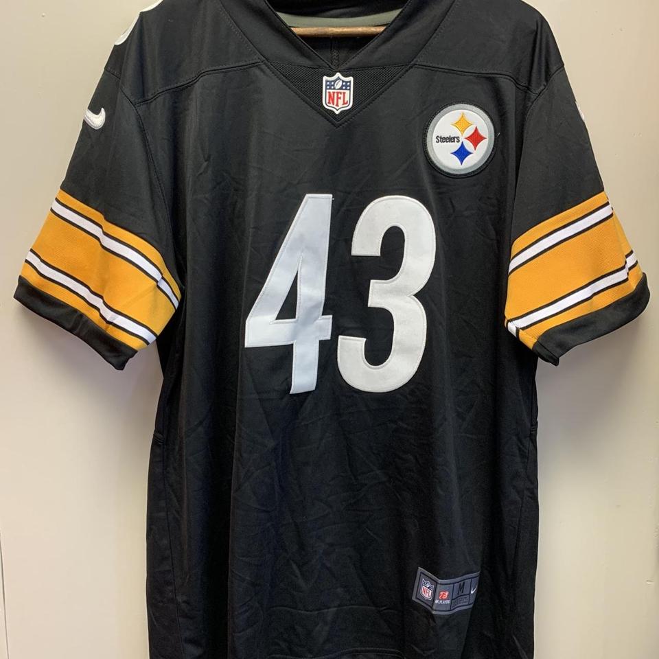 Authentic Troy Polamalu #43 Pittsburgh Steelers KIDS - Depop