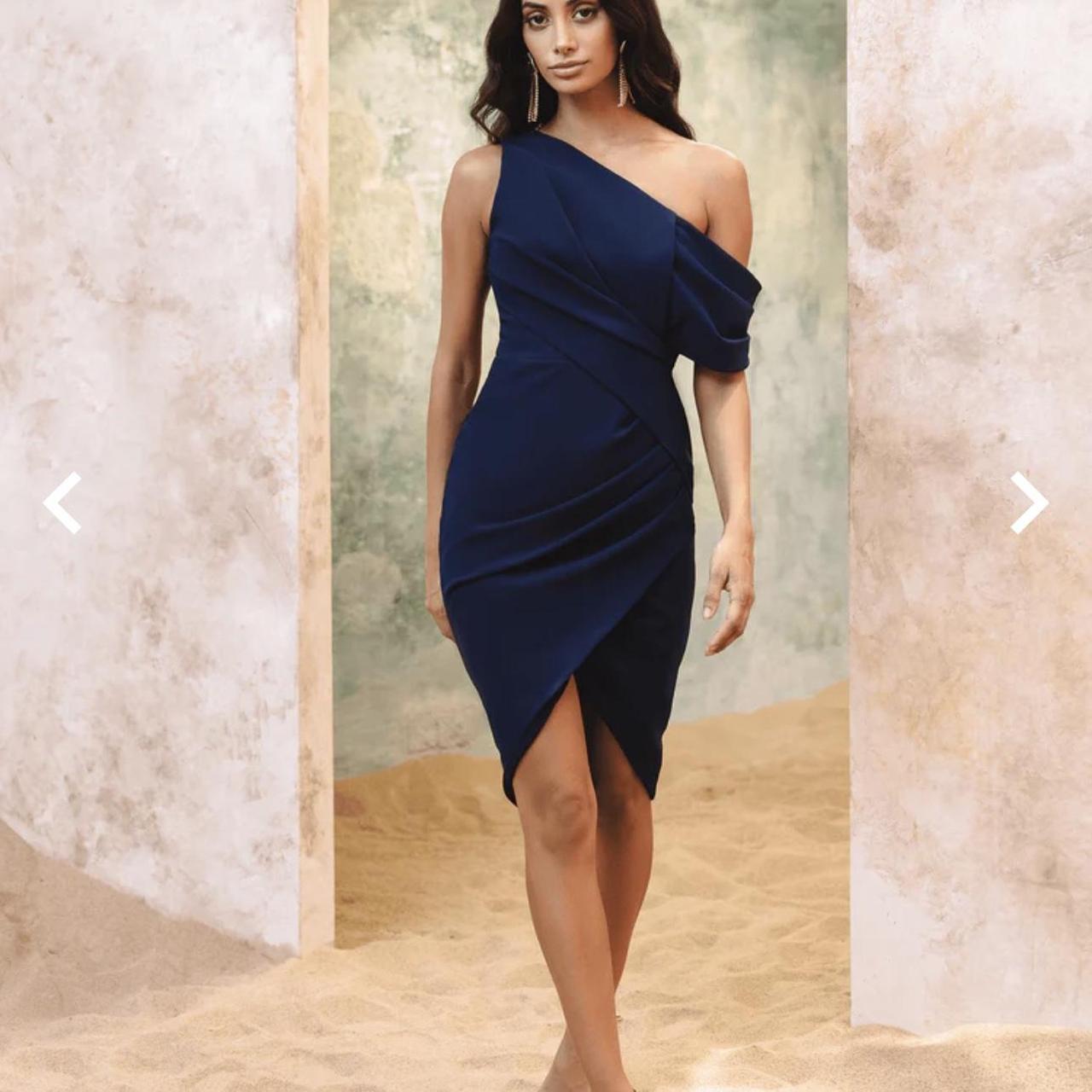 Lavish alice navy dress hotsell