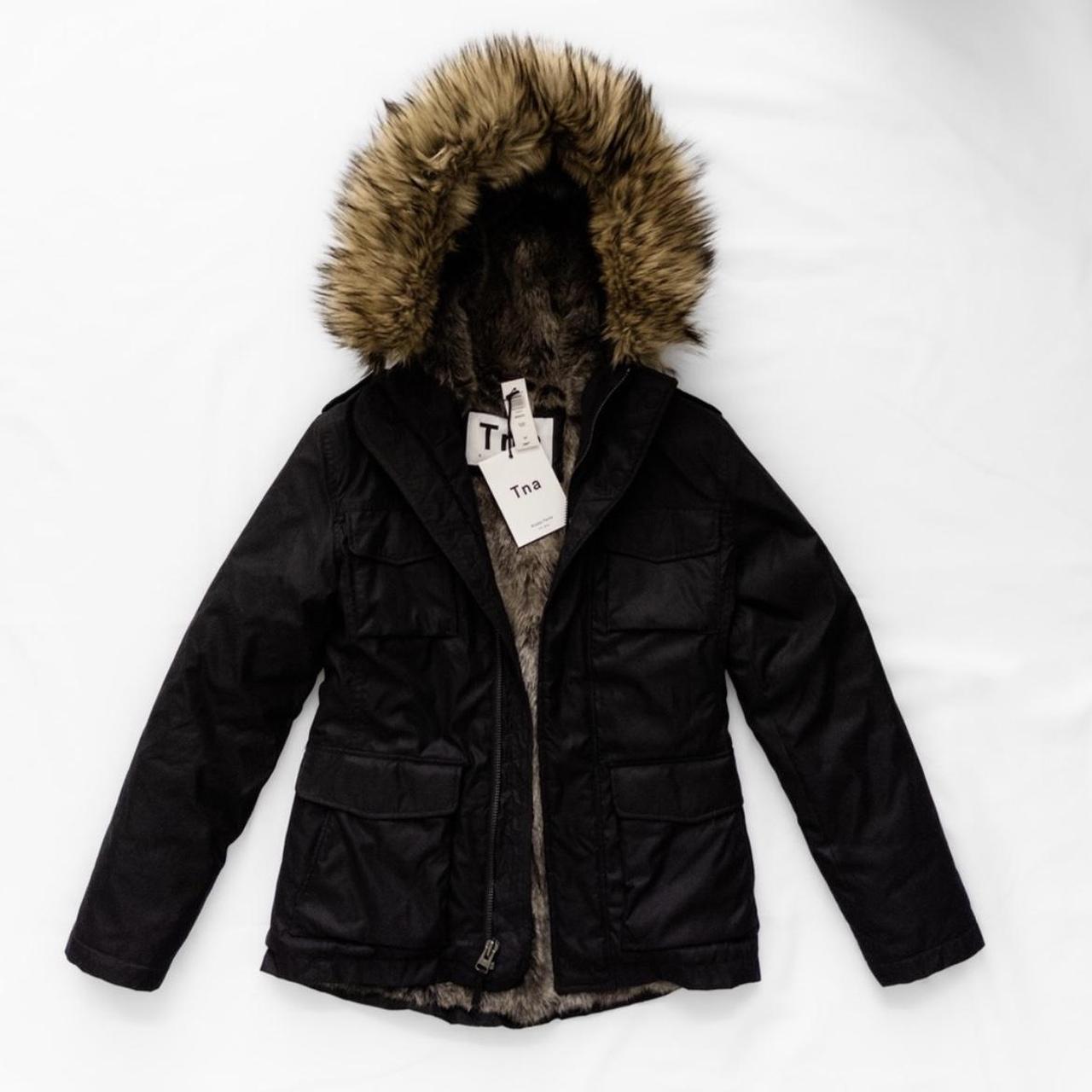 tna black winter jacket