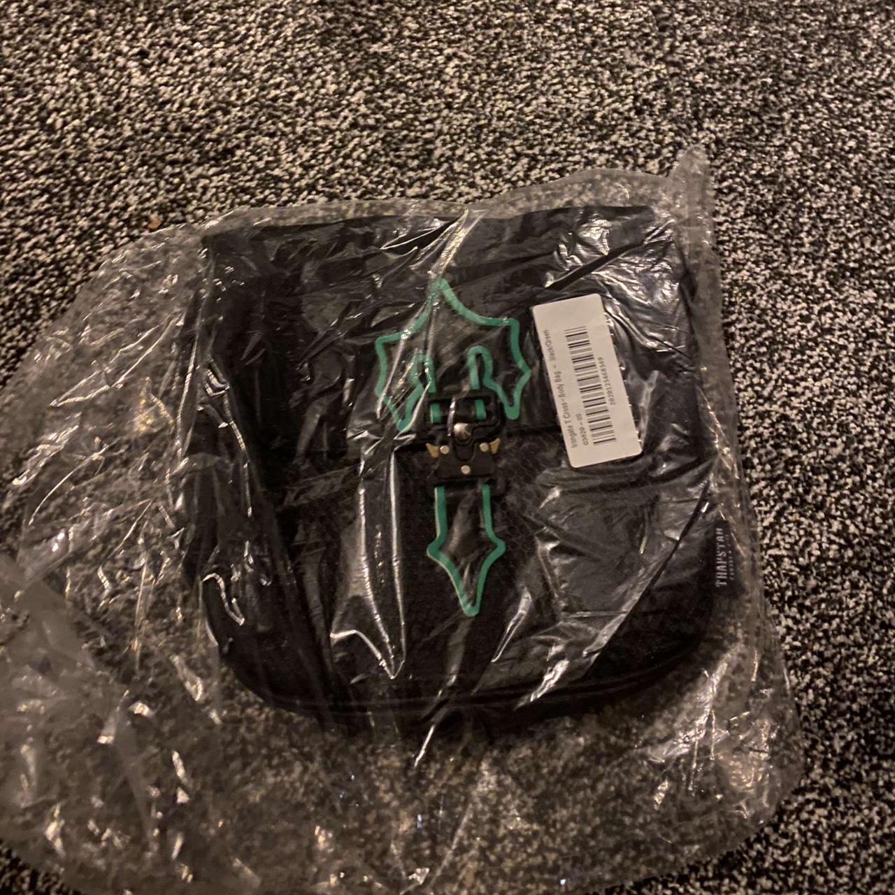 TRAPSTAR MESSENGER BAG 1.0 BLACK/GREEN BRAND NEW... Depop