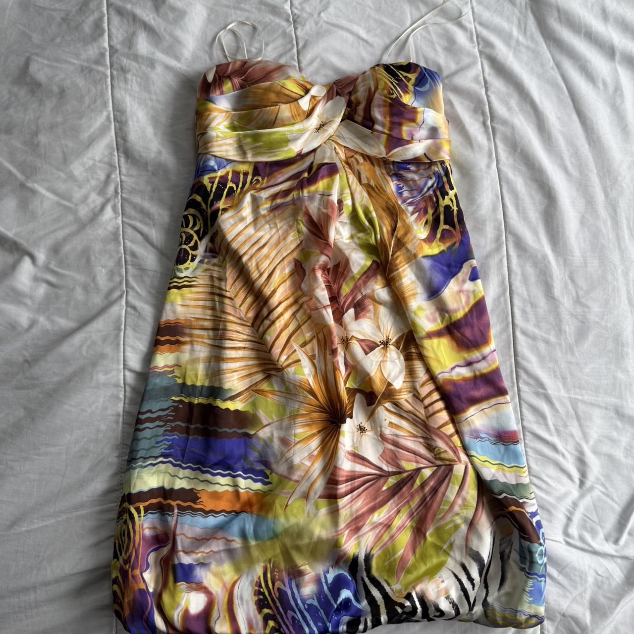 Cache Women's Dress - Multi - 2 – Y2K caché flora… - image 2