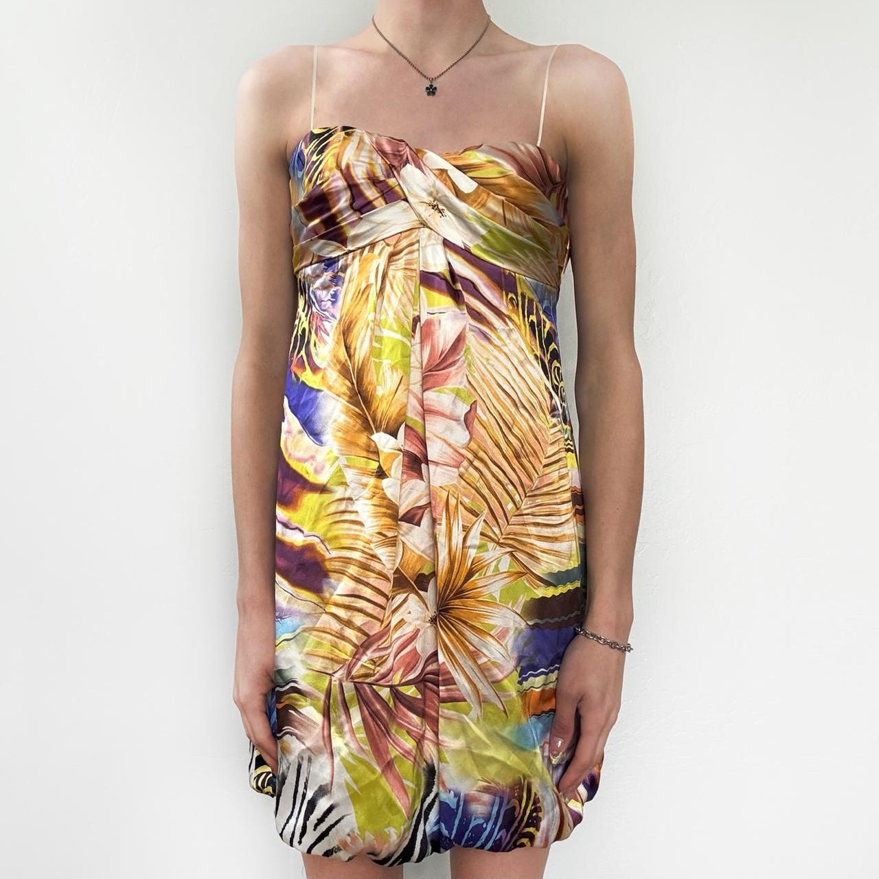 Cache Women's Dress - Multi - 2 – Y2K caché flora… - image 1