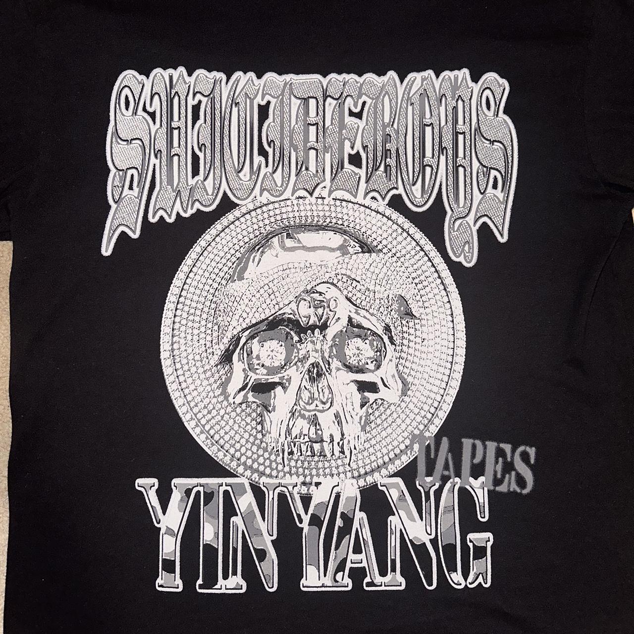 $UICIDEBOY$ YIN YANG TAPES SHIRT (BLACK | SIZE L)... - Depop