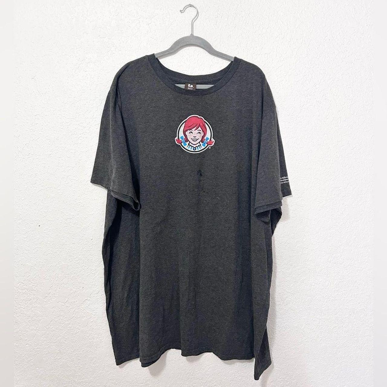 Men's Grey and Red Tshirt Depop