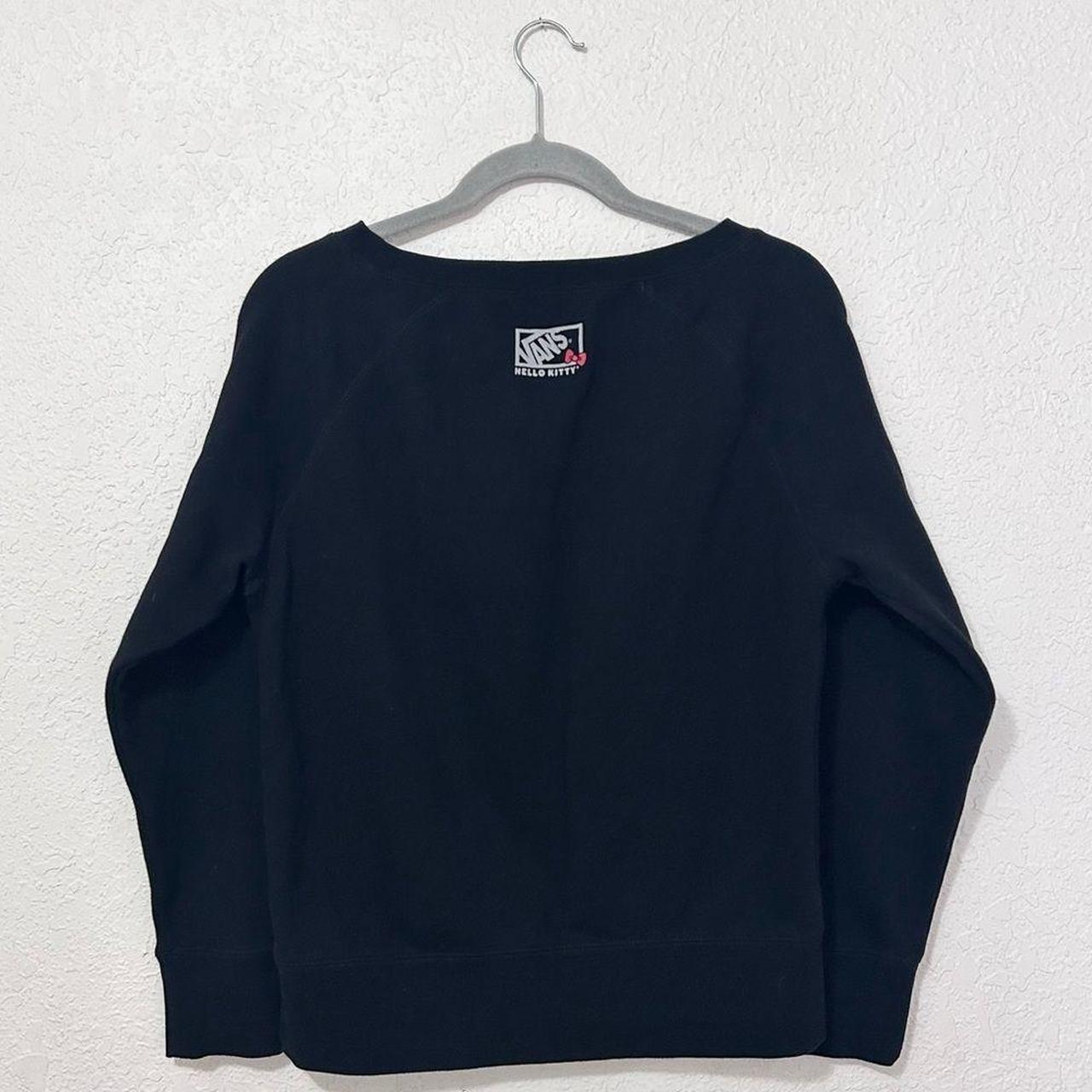 Vans Women's Black and Red Jumper | Depop