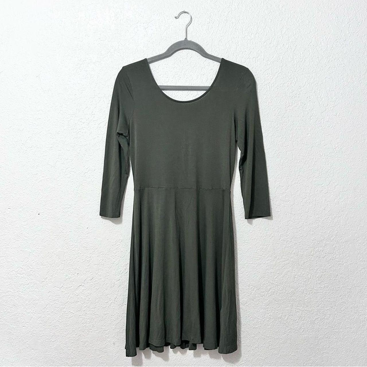 Express olive 2025 green dress