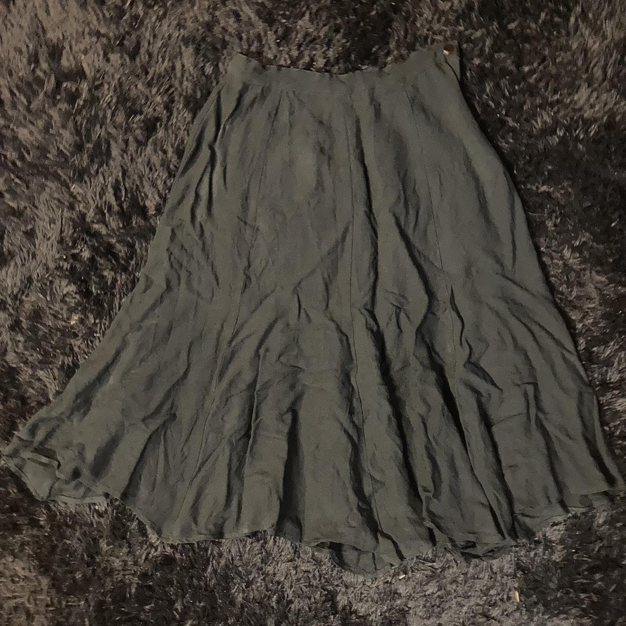 Dolls Kill Women's Black Skirt Depop