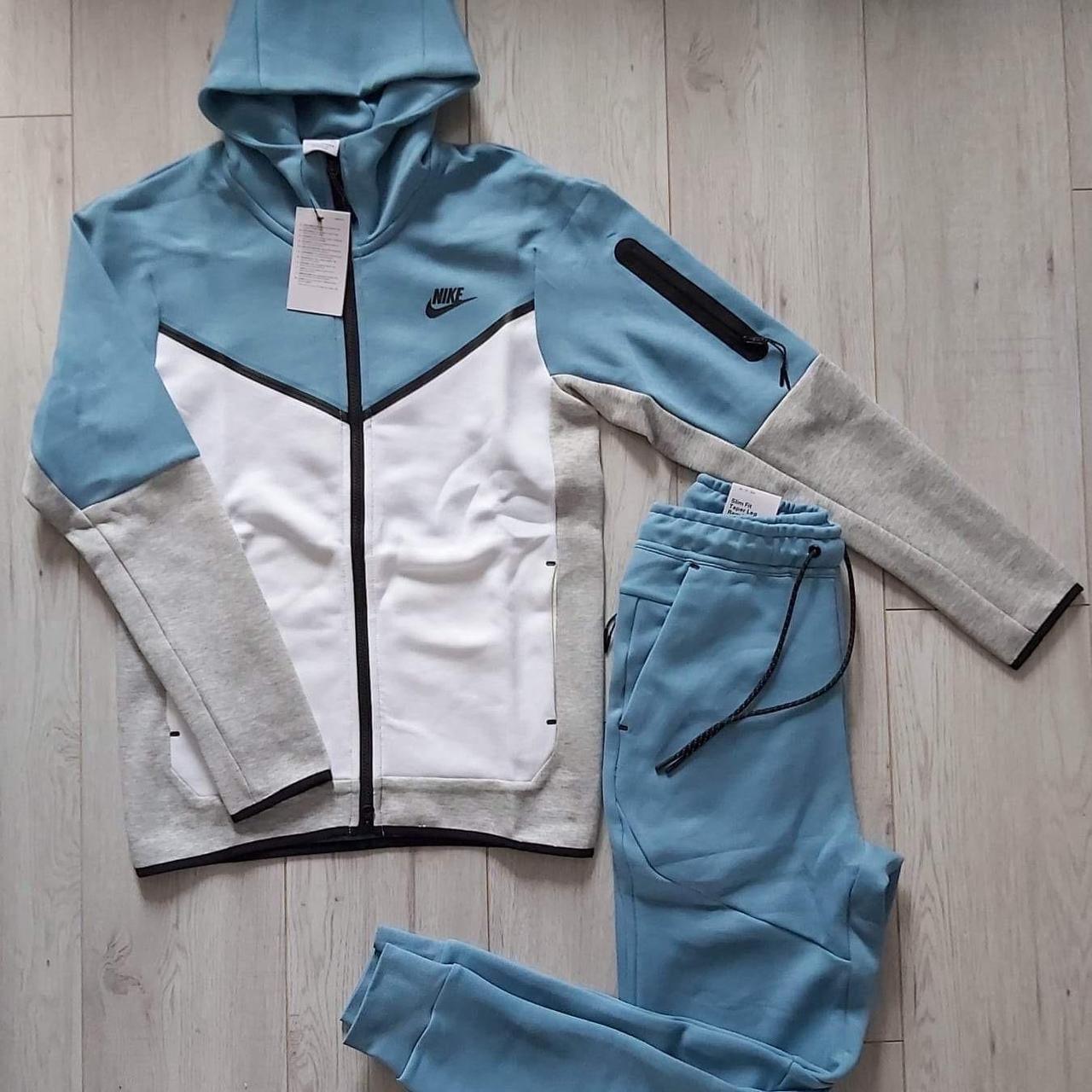 mens blue tech fleece