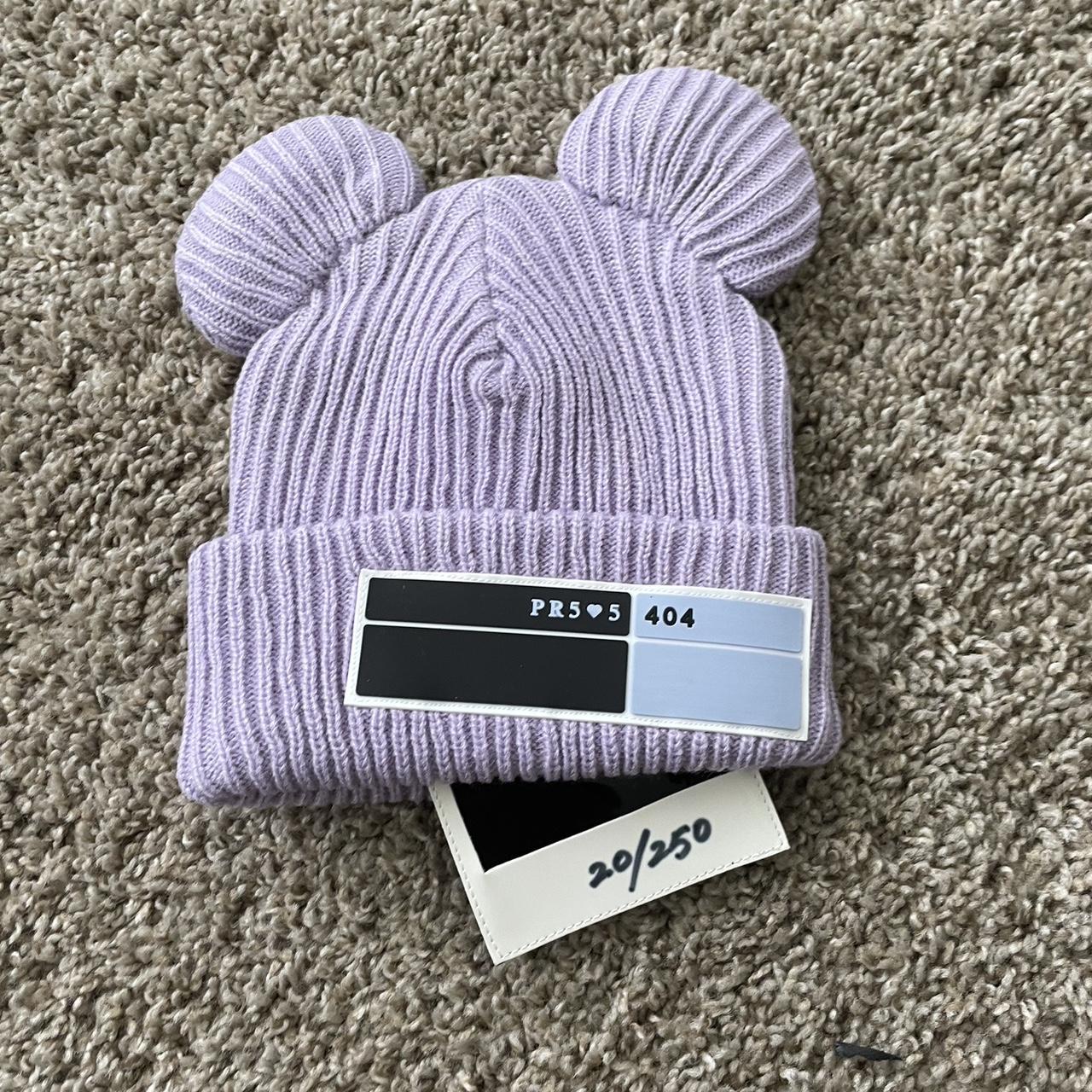 JOSE WONG PURPLE BEANIE-