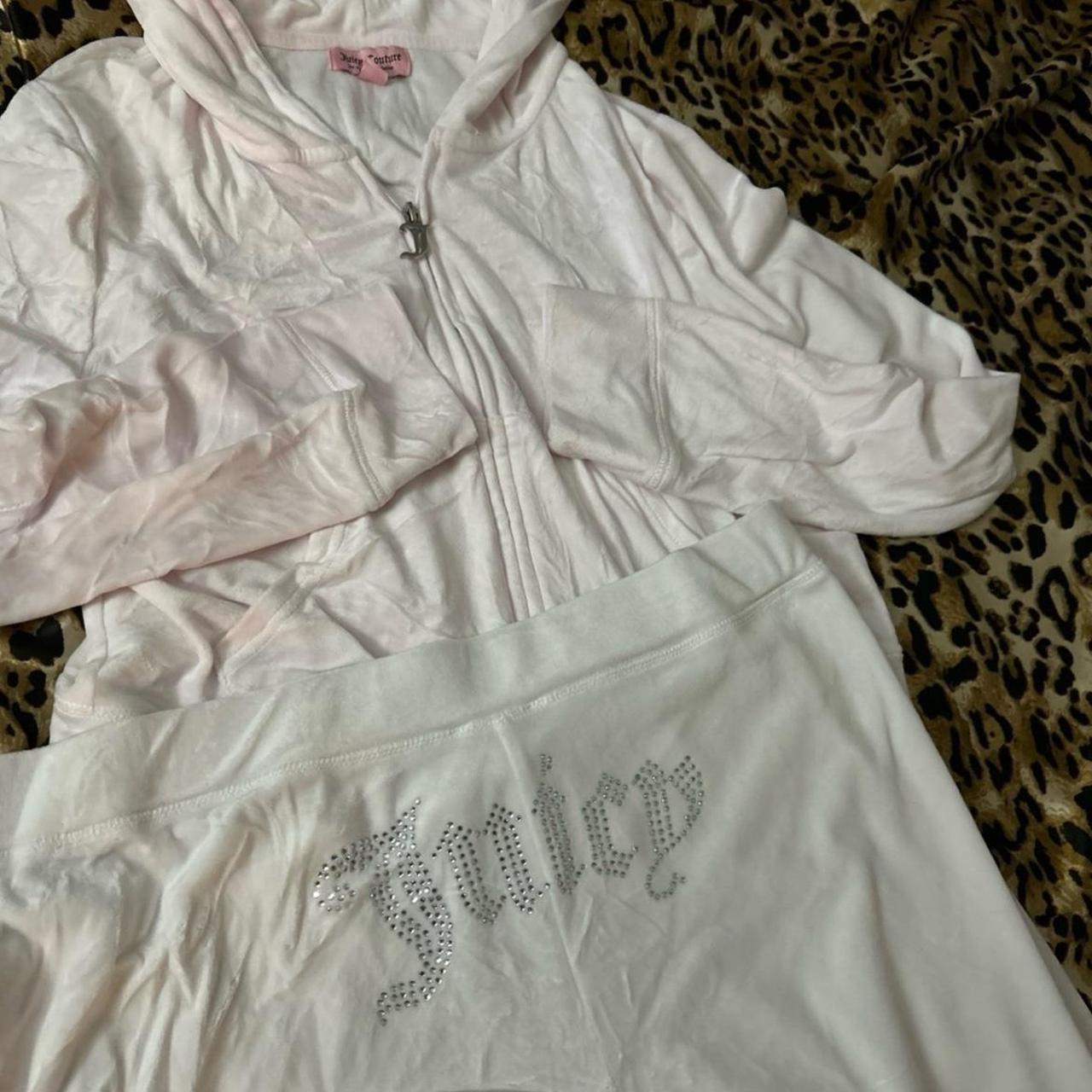 Juicy Couture white/cream soda velour Depop