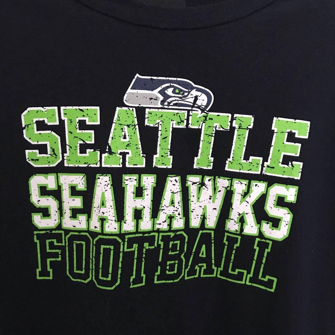 Seattle Seahawks Graphic Tee Size: M Pit to pit: - Depop