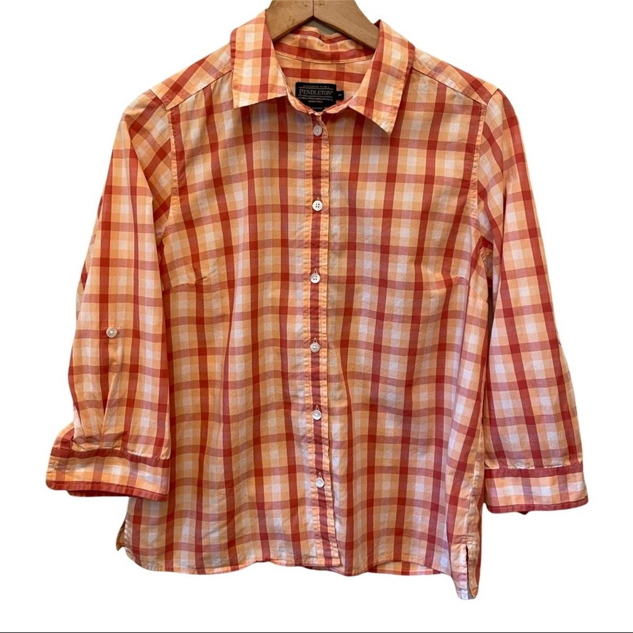 Pendleton Women's Blouse - Orange - M – Pendleton… - image 2