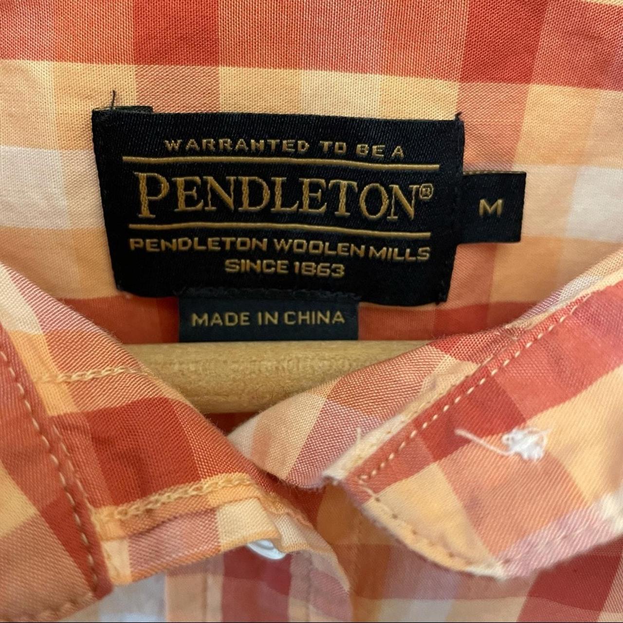 Pendleton Women's Blouse - Orange - M – Pendleton… - image 5