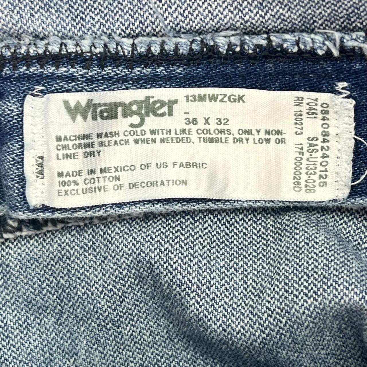 Wrangler Men's Straight leg Jeans - Blue - 36" – … - image 3