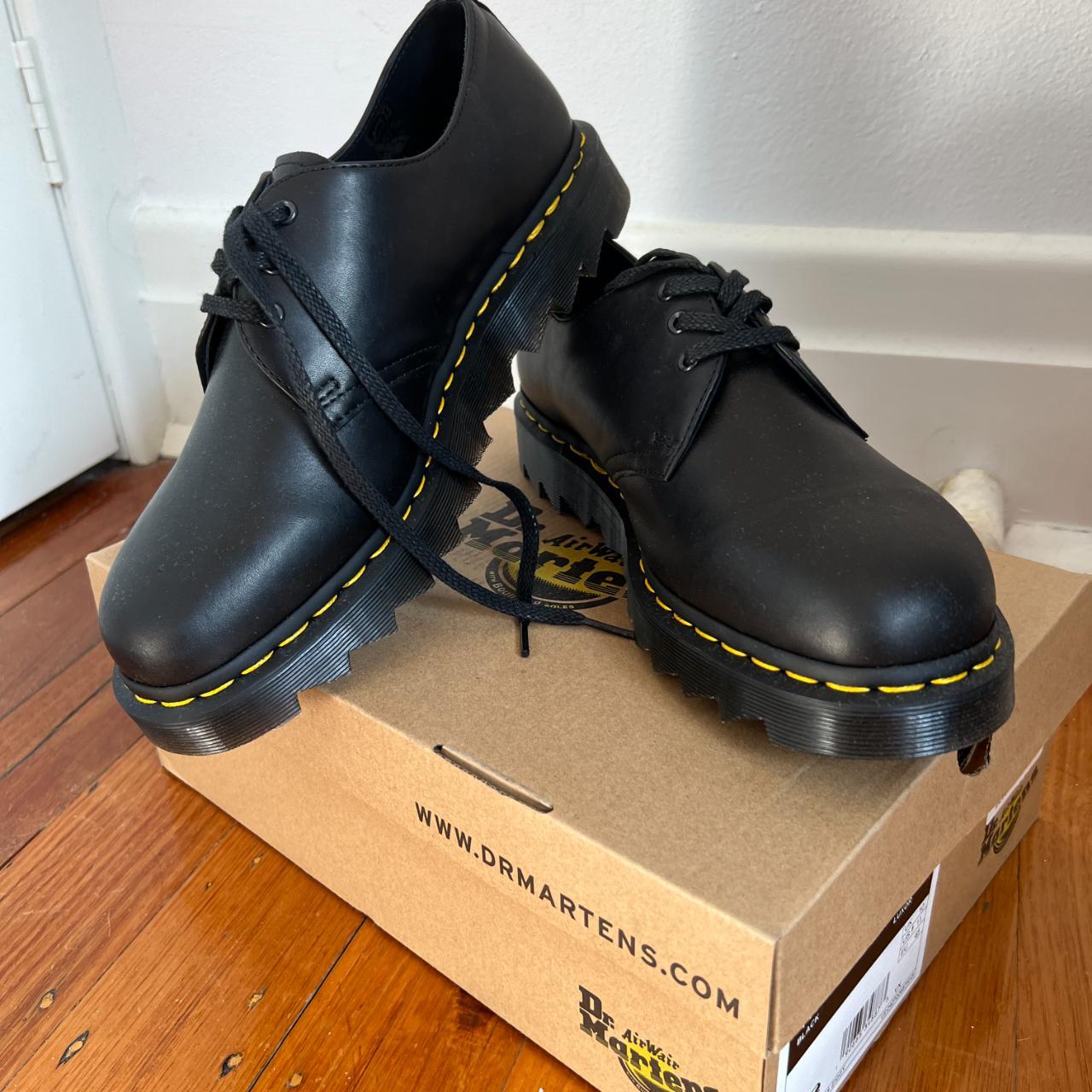Serrated Sole 6 eyelet Dr Martens Dirby boots - Depop