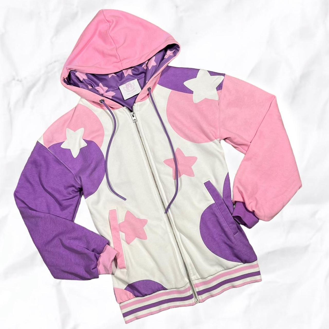 APHMAU Kawaii Star Jacket ₊˚.⁺₊pink and purple... - Depop