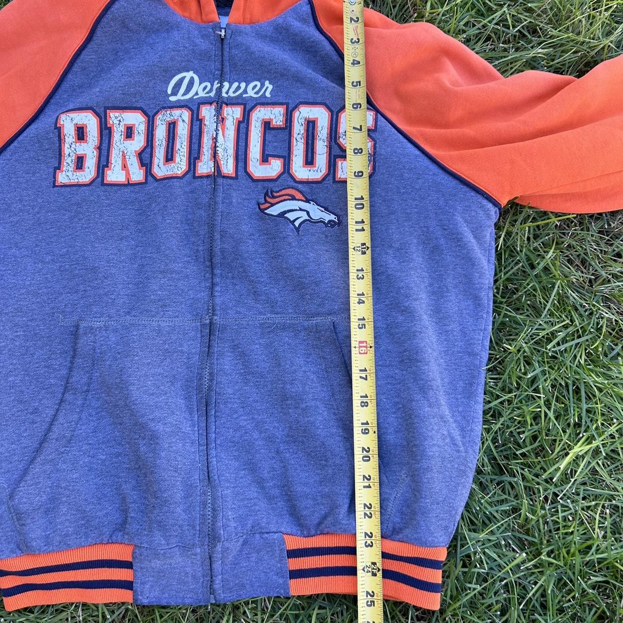 Super Bowl 50 NFL Denver Broncos Varsity Jacket with - Depop