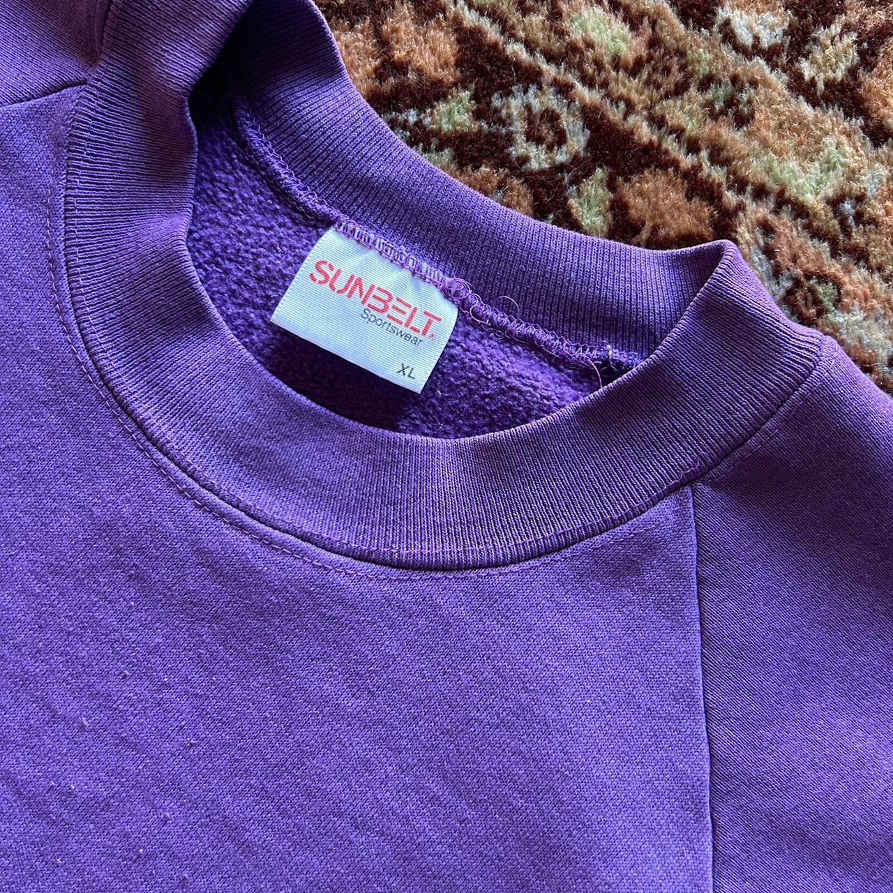 American Vintage Men's Purple Sweatshirt (2)