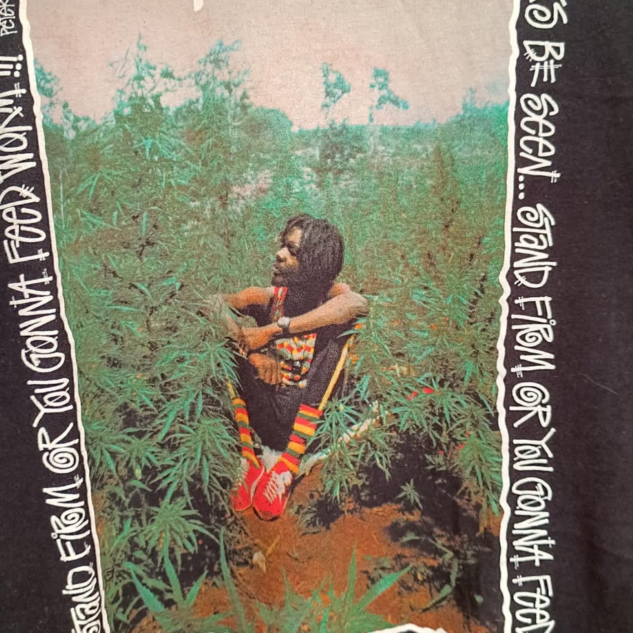 Stüssy x Peter Tosh Be Seen Legalize It Tee Size: S | Depop