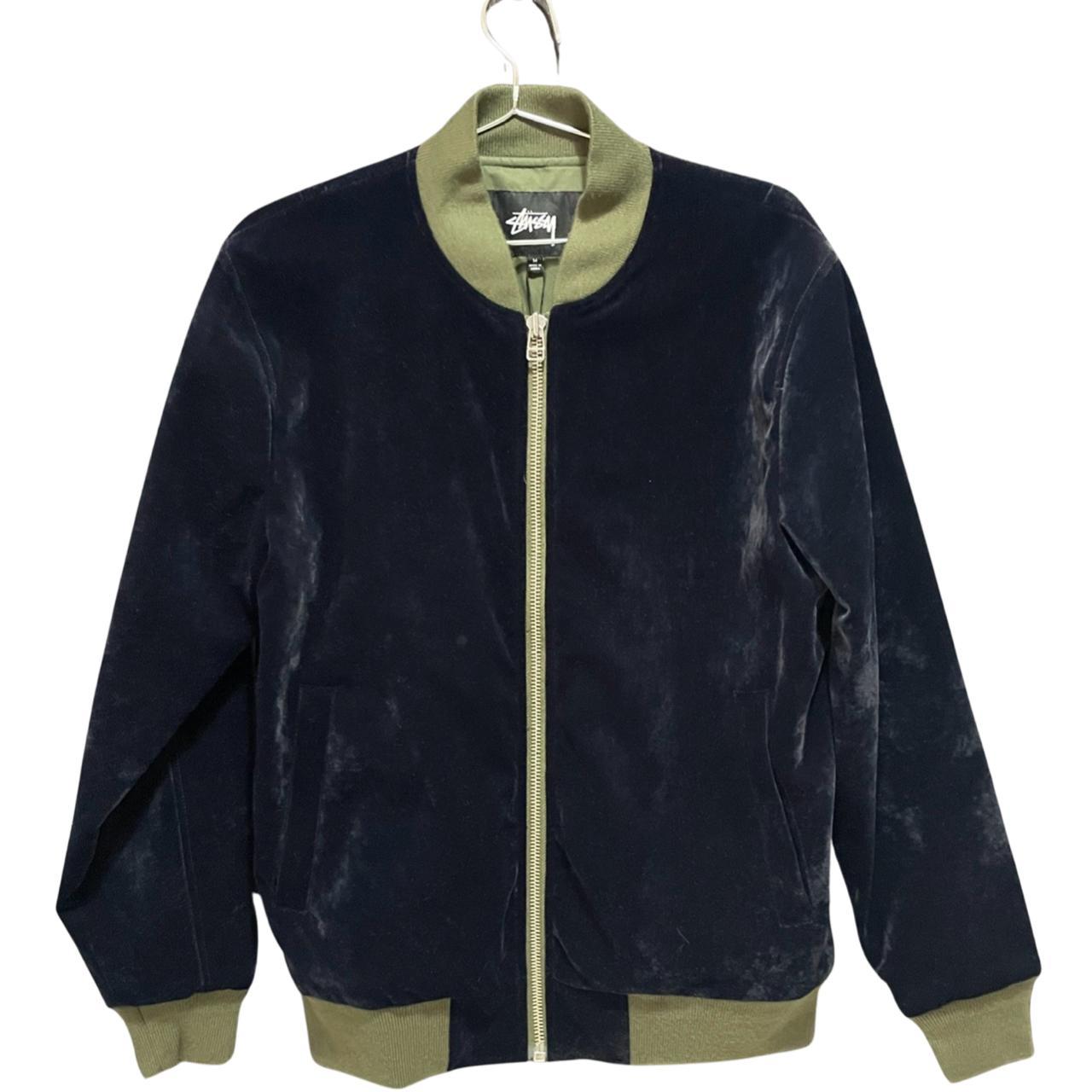 Stussy velvet sale jacket