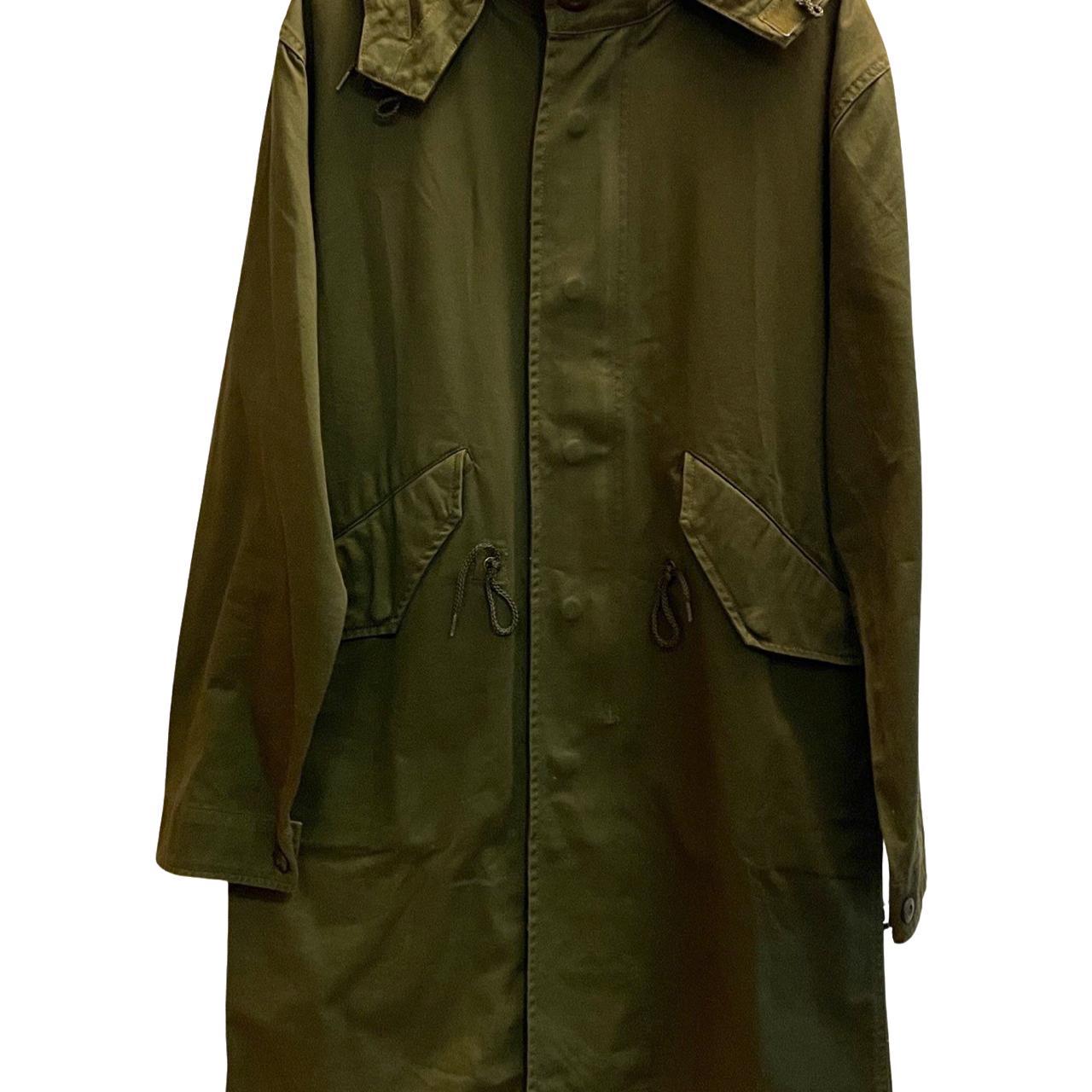 Hooded military discount jacket stussy