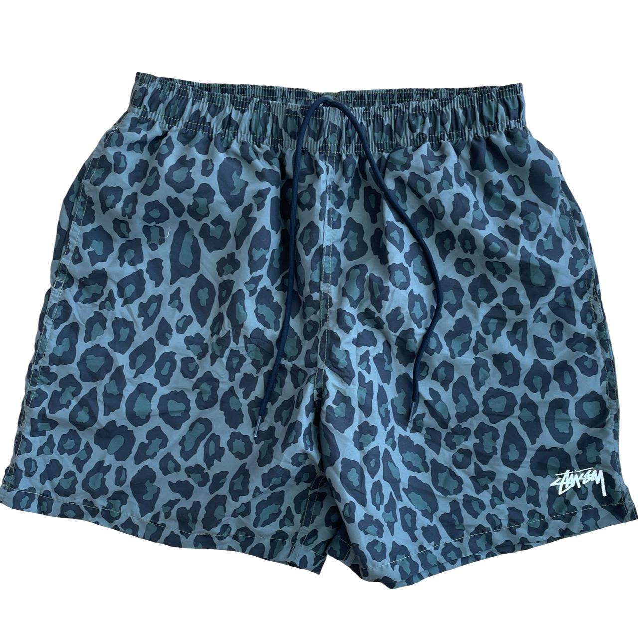 Stussy leopard print shorts online