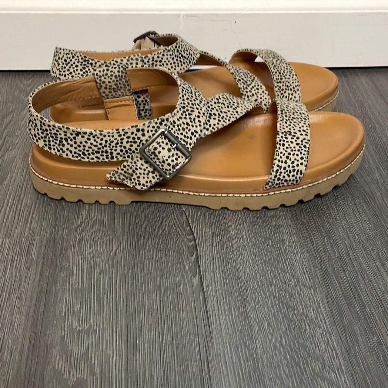 Leopard sandals clearance size 11