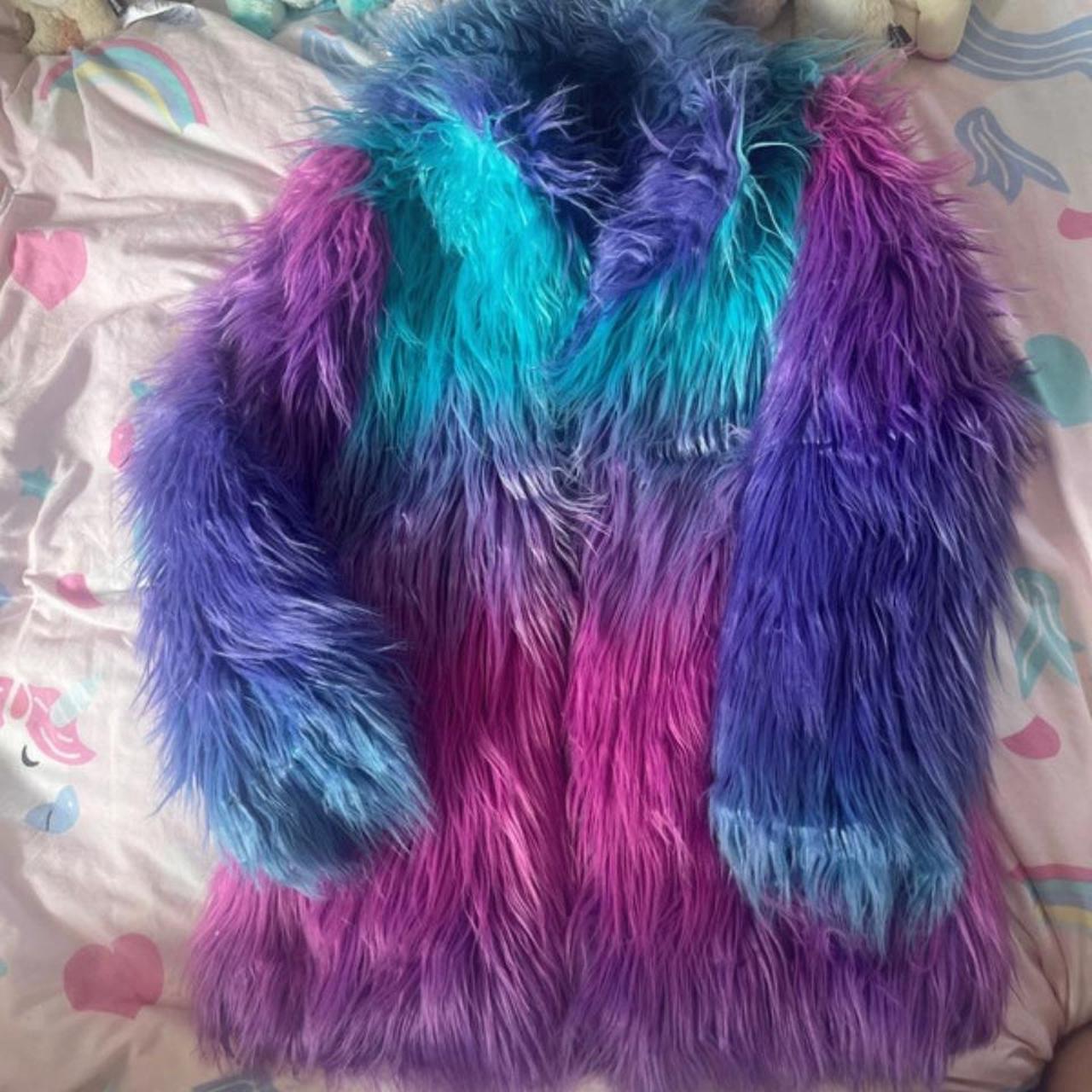 Dolls kill sale tokidoki fur coat NWT xxl