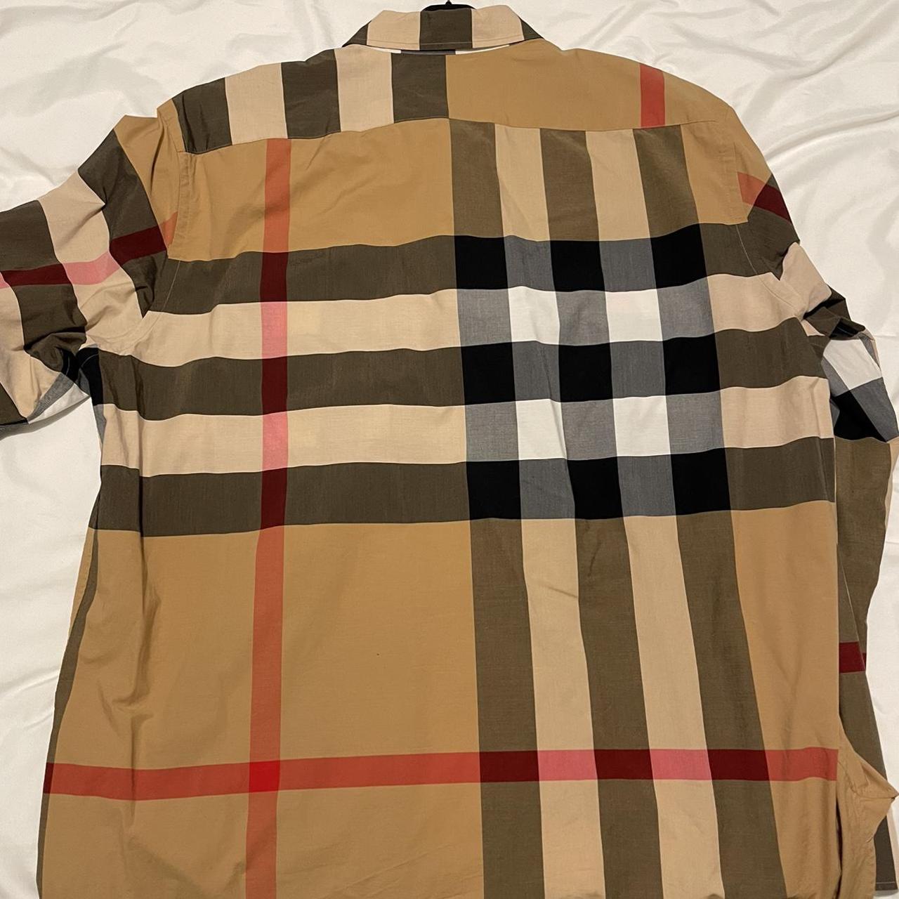 burberry large check shirt