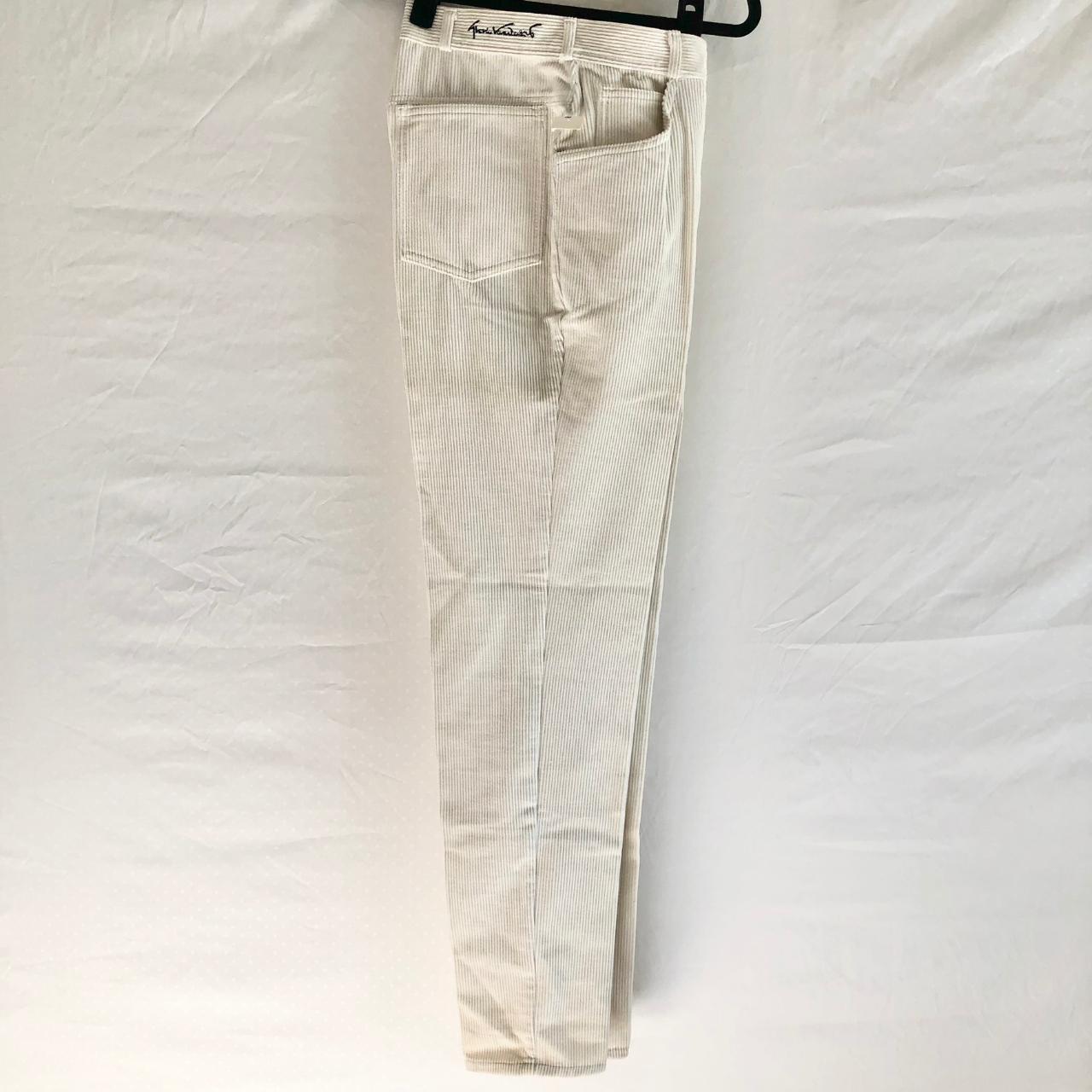 Gloria Vanderbilt Women's High waisted Pants Cream/White 10