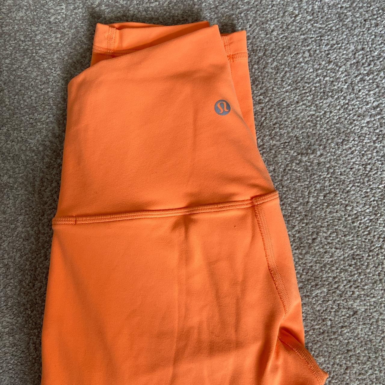 Lululemon Orange Soda align leggings Size 4 uk 8... - Depop