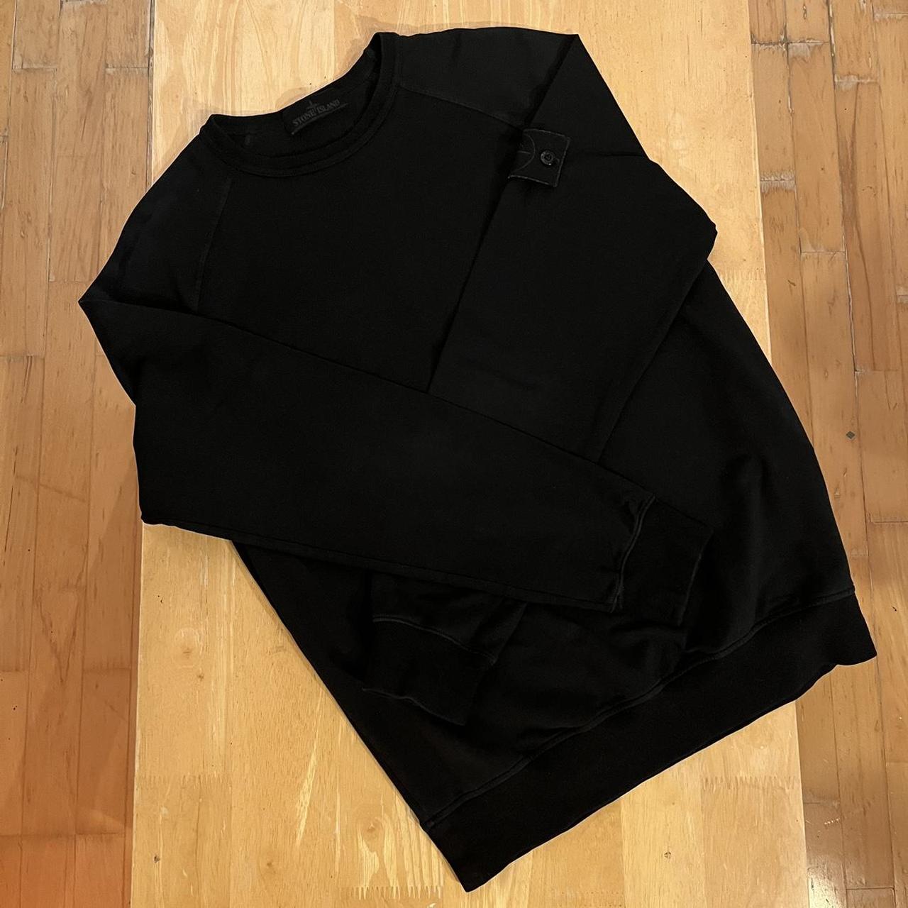 Stone island ghost hot sale jumper black