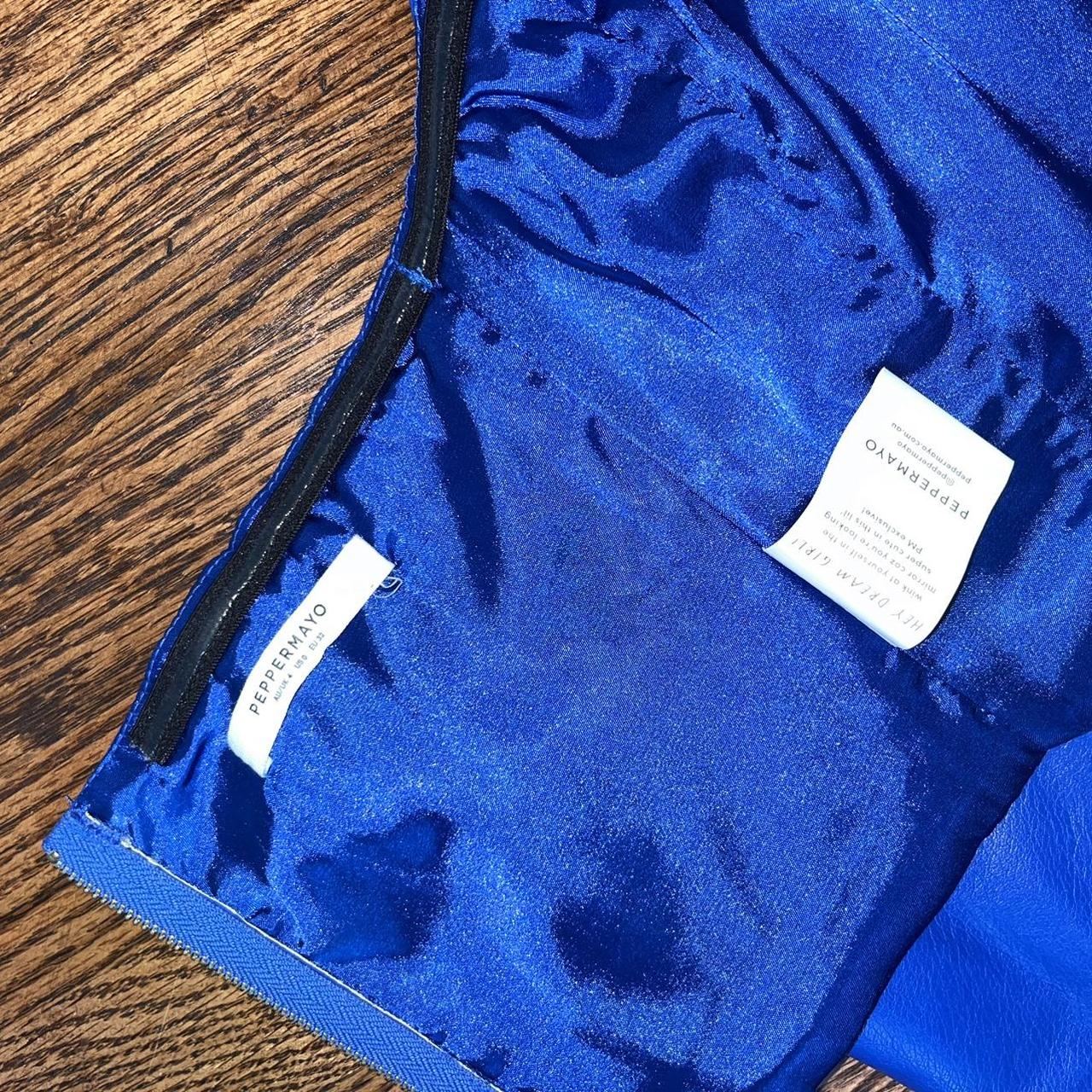 royal blue peppermayo set, satin inside, quite... Depop