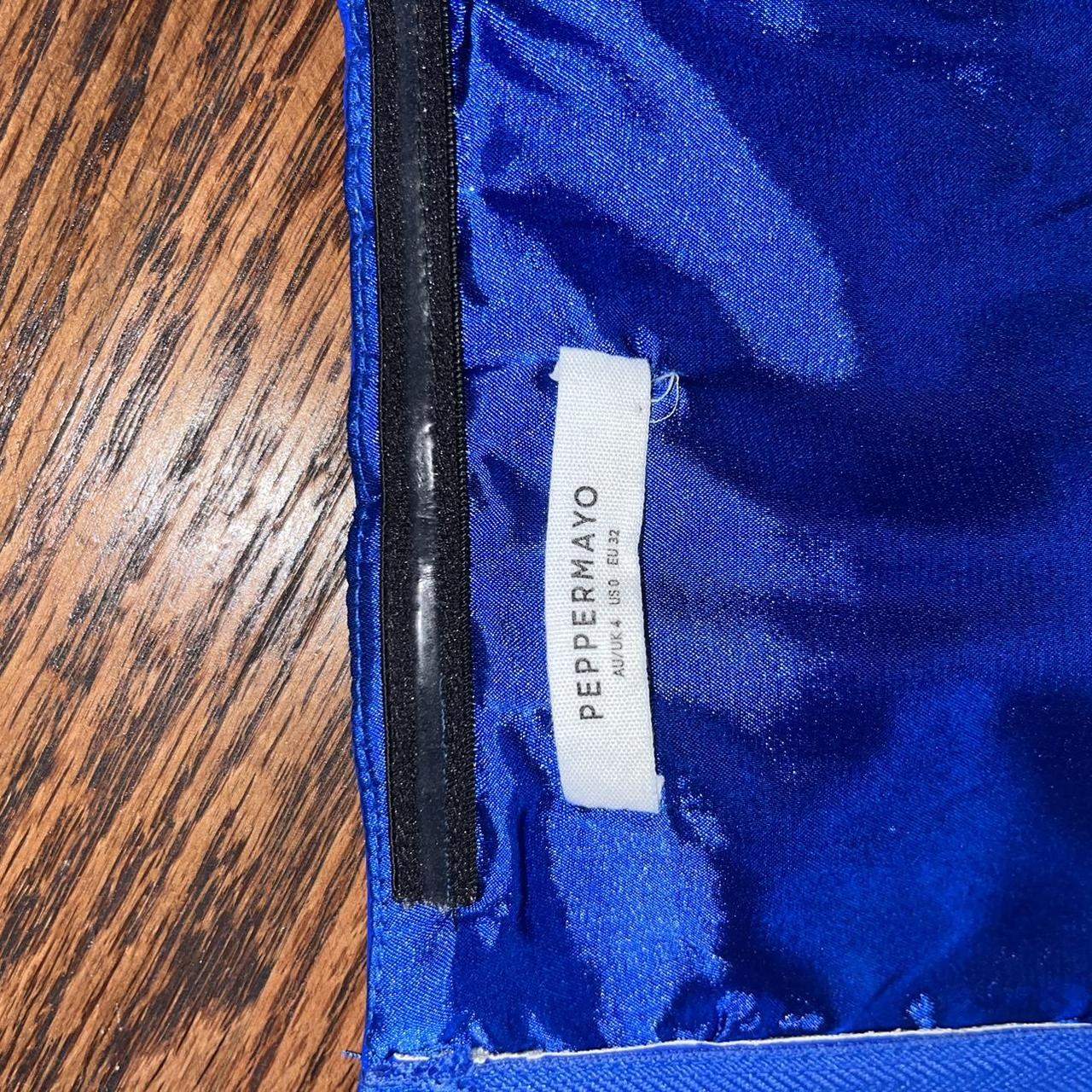 royal blue peppermayo set, satin inside, quite... Depop