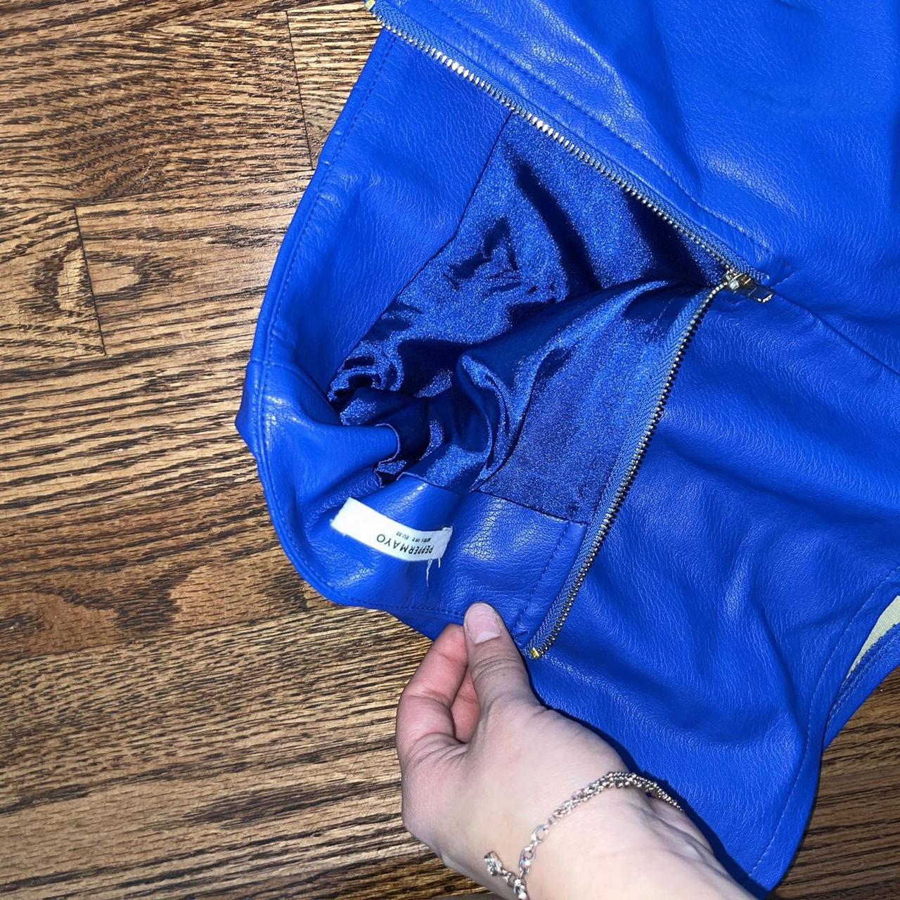 royal blue peppermayo set, satin inside, quite... Depop