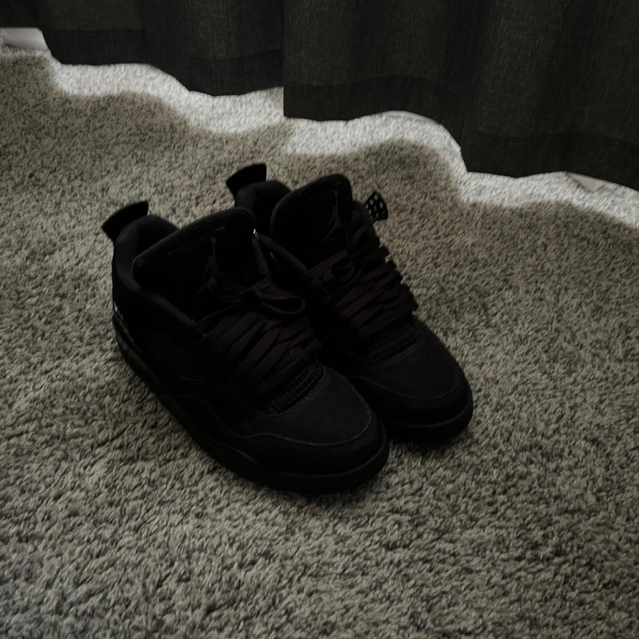 black cats jordan 4 gs