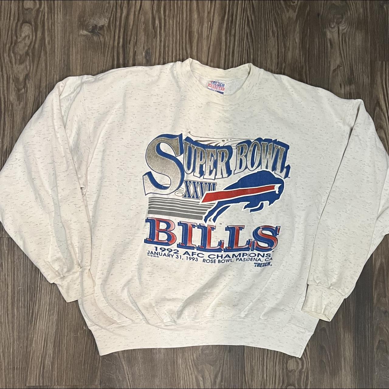 Vintage NFL (Trench) - Buffalo Bills AFC Champs Crew Neck