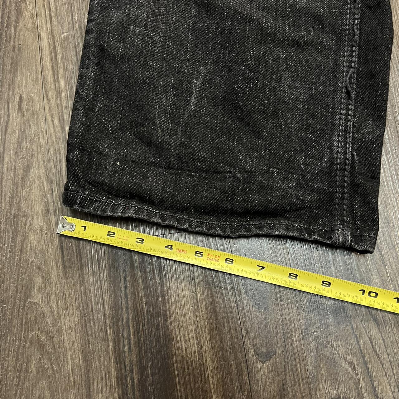 Y2K baggy RMC like embroidered jeans size... - Depop